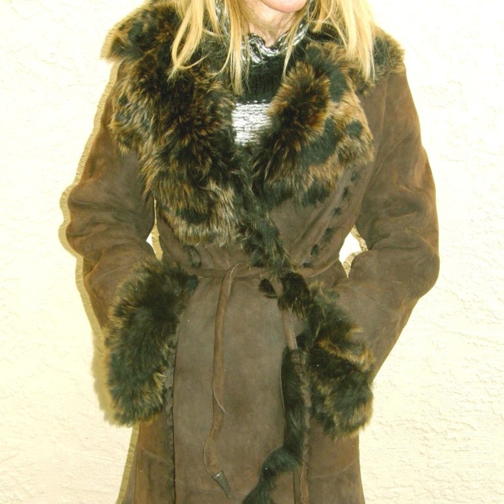 Shearling Coat size 34